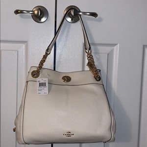 Coach - Turnlock Edie shoulder bag pebble leather